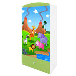 Szafa babydreams zielona safari