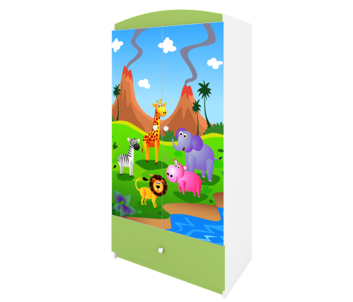 Szafa babydreams zielona safari