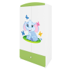 Szafa babydreams zielona słonik