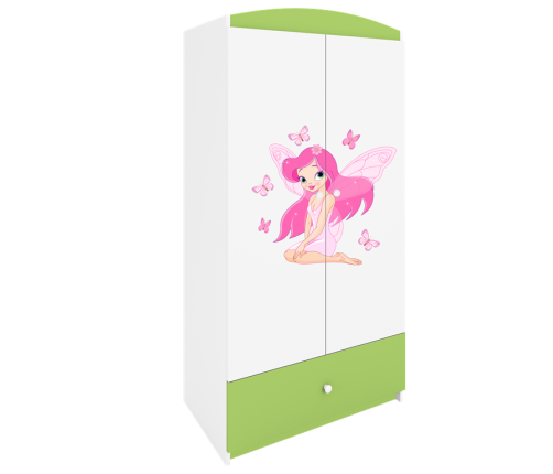 Szafa babydreams zielona wróżka z motylkami