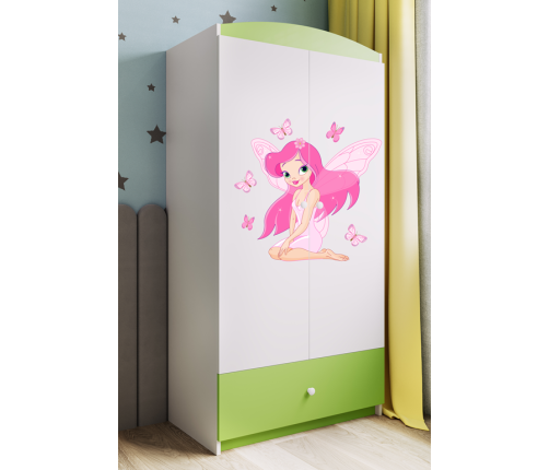 Szafa babydreams zielona wróżka z motylkami