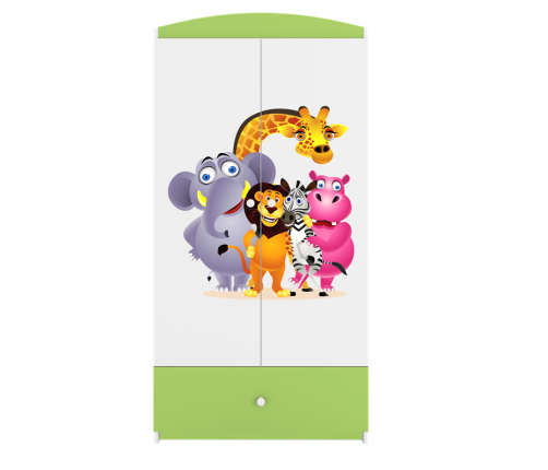 Szafa babydreams zielona zoo