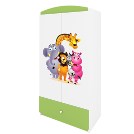 Szafa babydreams zielona zoo