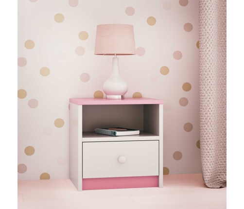 Szafka nocna babydreams różowa
