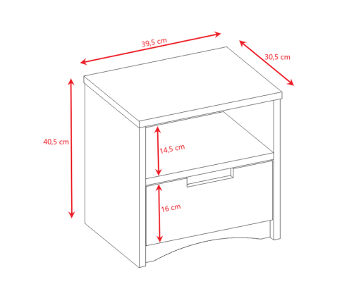 Szafka nocna classic