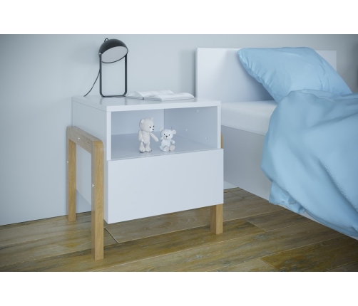 Szafka nocna Victor biały