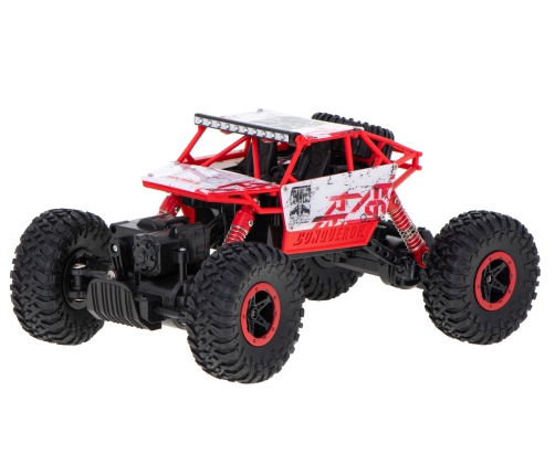 RC auto Rock Crawler HB 2.4GHz 1:18 sarkans