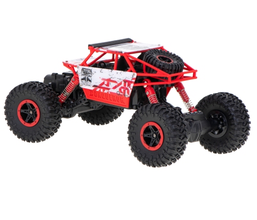 RC auto Rock Crawler HB 2.4GHz 1:18 sarkans