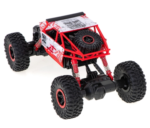 RC auto Rock Crawler HB 2.4GHz 1:18 sarkans