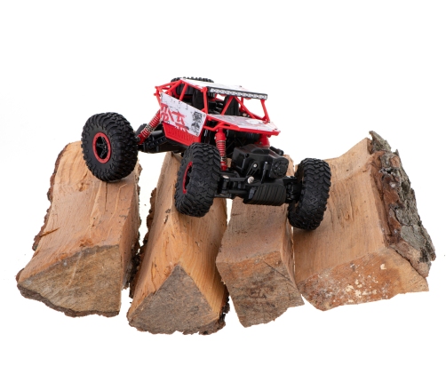 RC auto Rock Crawler HB 2.4GHz 1:18 sarkans