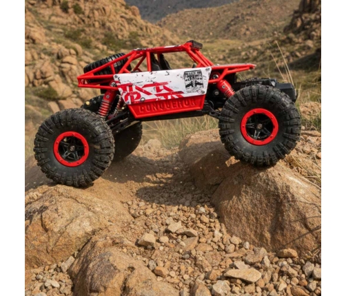 RC auto Rock Crawler HB 2.4GHz 1:18 sarkans