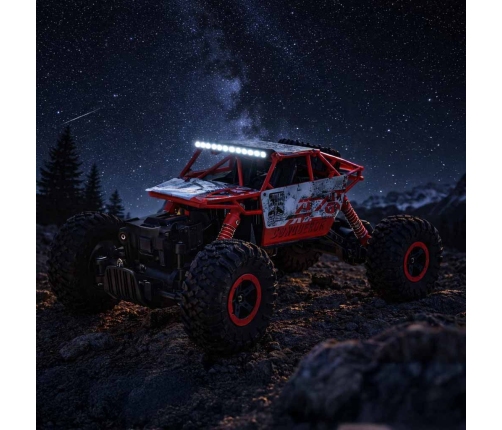 RC auto Rock Crawler HB 2.4GHz 1:18 sarkans
