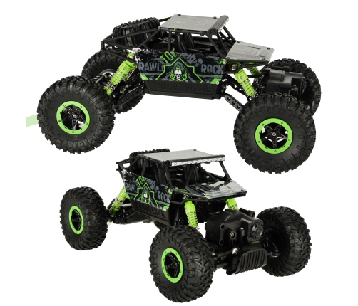 RC auto Rock Crawler HB 2.4GHz 1:18 zaļš