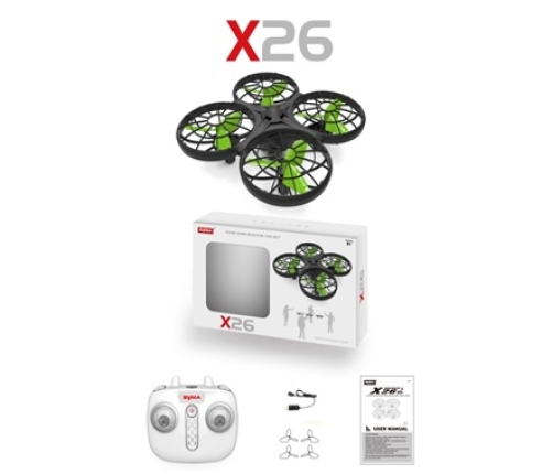 Syma X26 šķēršļu novēršanas RC drons 2.4Ghz bezgalvas drons