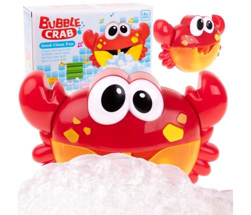 Burbuļu ģenerators putu vannas rotaļlieta krabis