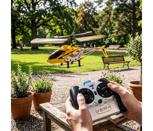 SYMA S107G RC helikopters dzeltens