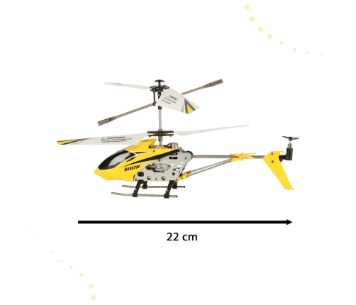 SYMA S107H RC helikopters 2.4GHz RTF dzeltens