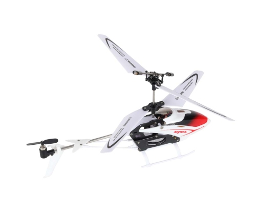 SYMA S5 RC helikopters 3CH balts