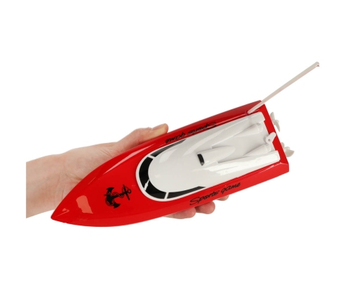 RC laiva 4CH mini CP802 sarkana