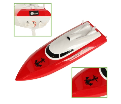 RC laiva 4CH mini CP802 sarkana