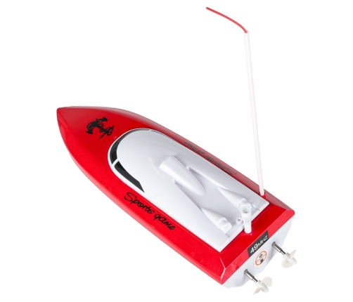 RC laiva 4CH mini CP802 sarkana