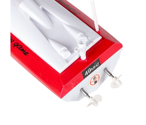 RC laiva 4CH mini CP802 sarkana