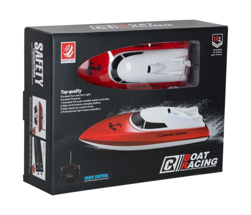 RC laiva 4CH mini CP802 sarkana