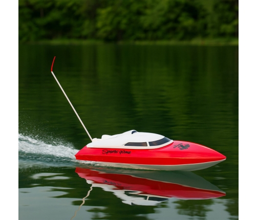 RC laiva 4CH mini CP802 sarkana