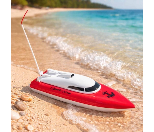 RC laiva 4CH mini CP802 sarkana