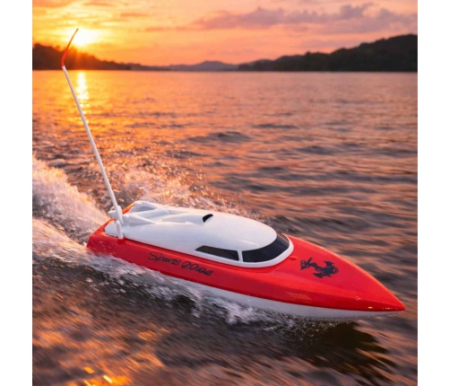 RC laiva 4CH mini CP802 sarkana