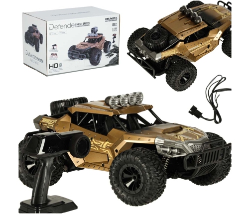 RC bezceļu drifta auto 20 km/h brūns