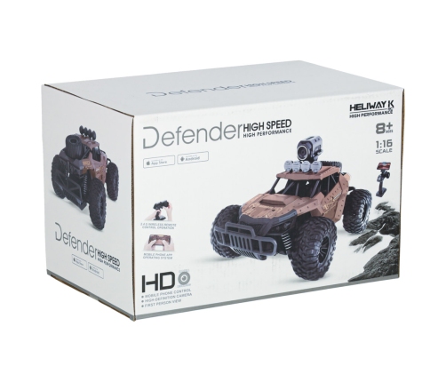 RC bezceļu drifta auto 20 km/h brūns