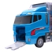 Transportera kravas automašīna TIR palaidējs + metāla automašīnas policija