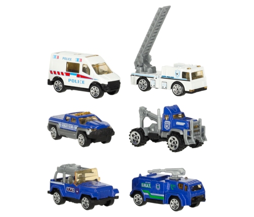 Transportera kravas automašīna TIR palaidējs + metāla automašīnas policija