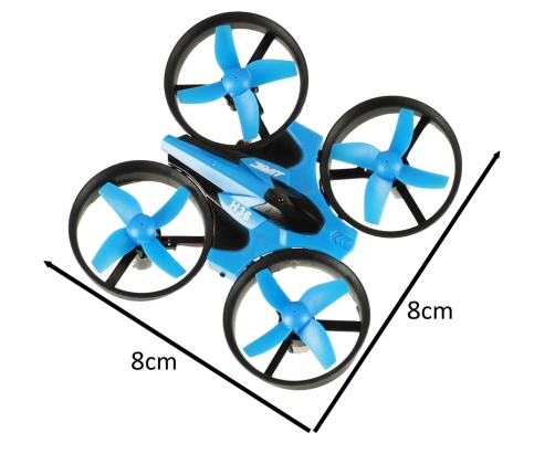 Dron RC JJRC H36 mini 2.4GHz 4CH 6 asu drons ar dronu