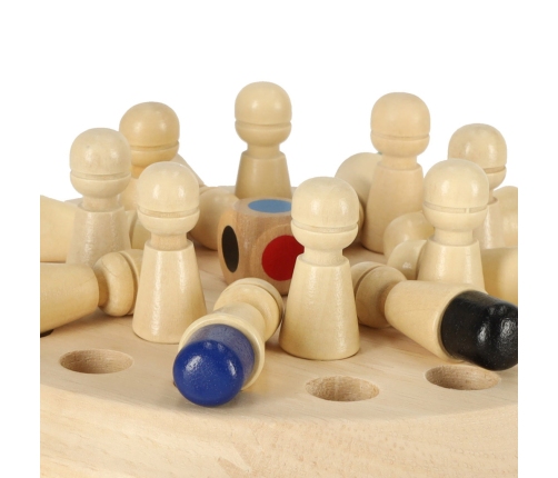 Atmiņas puzzle spēle Ķīniešu spēles krāsas koka