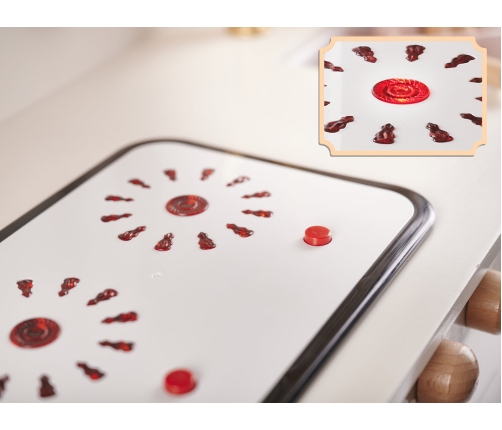 Bērnu retro MDF koka virtuve ar BOHO aksesuāriem