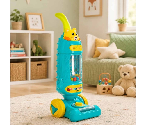 Interaktīvs putekļu sūcējs bērniem ar skaņu