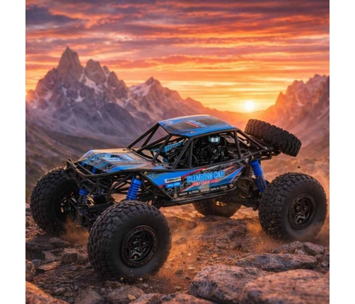 RC Crawler kāpšanas auto 1:10 4WD 48cm zils