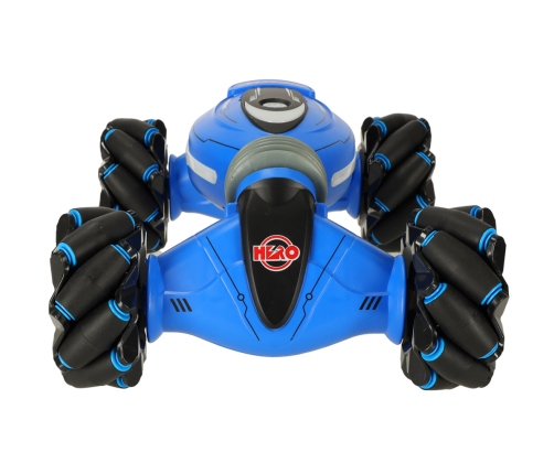 RC auto triki deju triks 360 zils