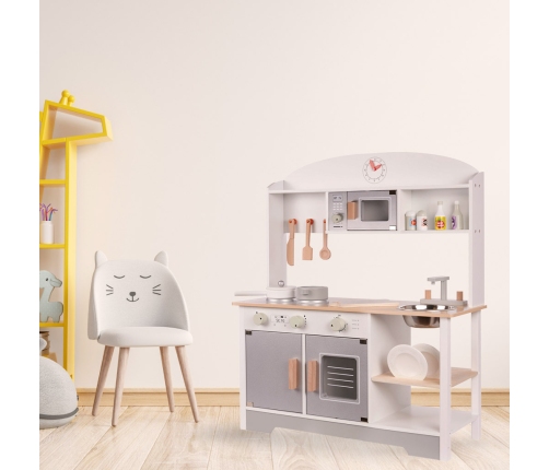 Bērnu koka virtuve MDF MODERN CLASSIC+ piederumi