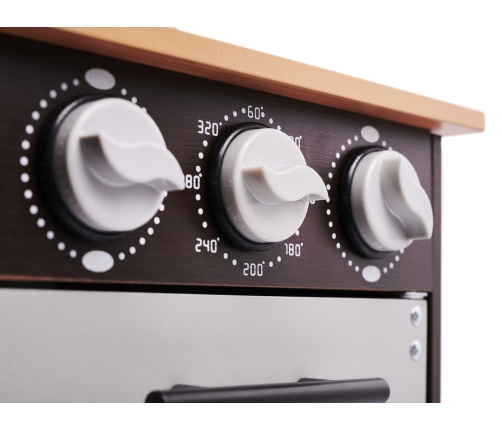 Bērnu koka virtuve MDF ar piederumiem LOFT XXL 96cm