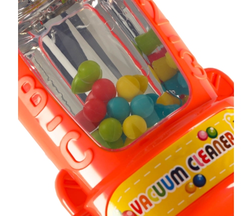 Interaktīvais putekļu sūcējs ar skaņas aveņu