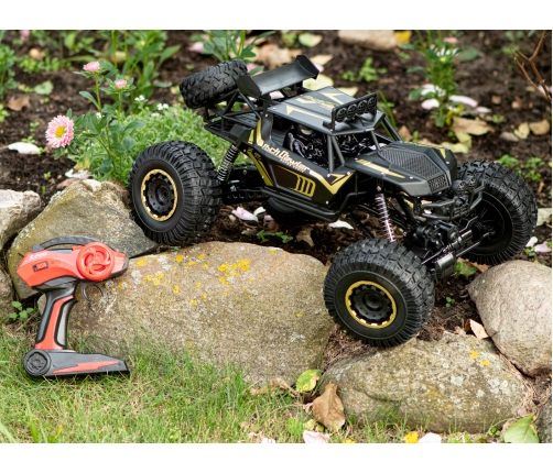 RC auto Rock Crawler 2.4GHz 1:8 51cm melns