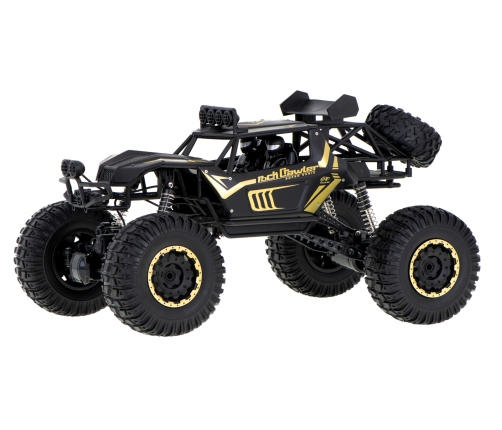 RC auto Rock Crawler 2.4GHz 1:8 51cm melns