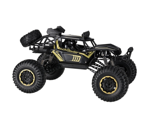 RC auto Rock Crawler 2.4GHz 1:8 51cm melns
