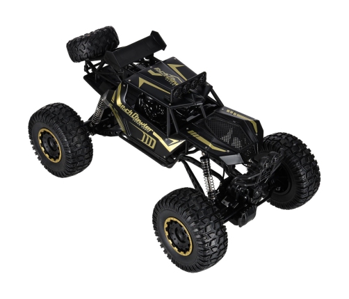 RC auto Rock Crawler 2.4GHz 1:8 51cm melns