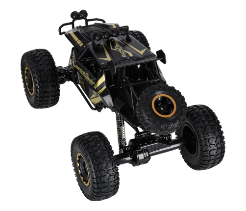 RC auto Rock Crawler 2.4GHz 1:8 51cm melns