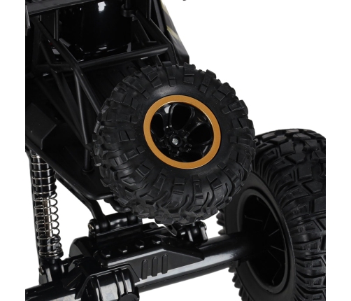 RC auto Rock Crawler 2.4GHz 1:8 51cm melns