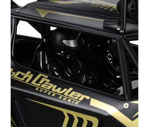 RC auto Rock Crawler 2.4GHz 1:8 51cm melns